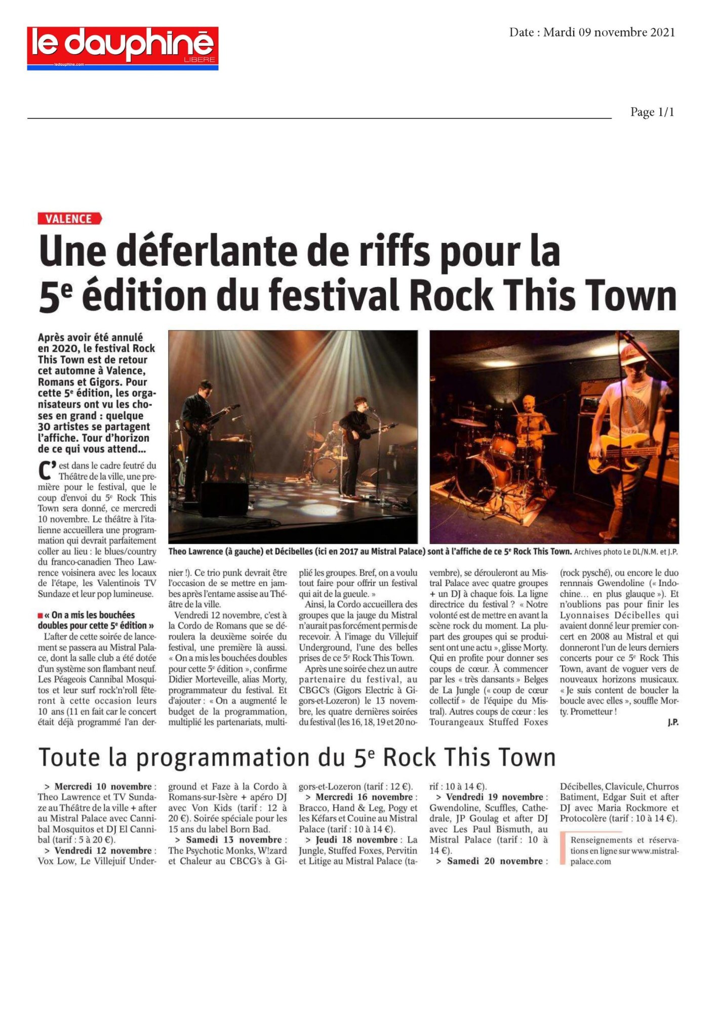 21 11 09 LDL_ Annonce Rock This Town #5